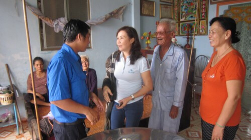 Chuyến thăm Mẹ Việt Nam Anh Hùng, Đoàn Thị Tạm tại Mộc Hóa, Long An